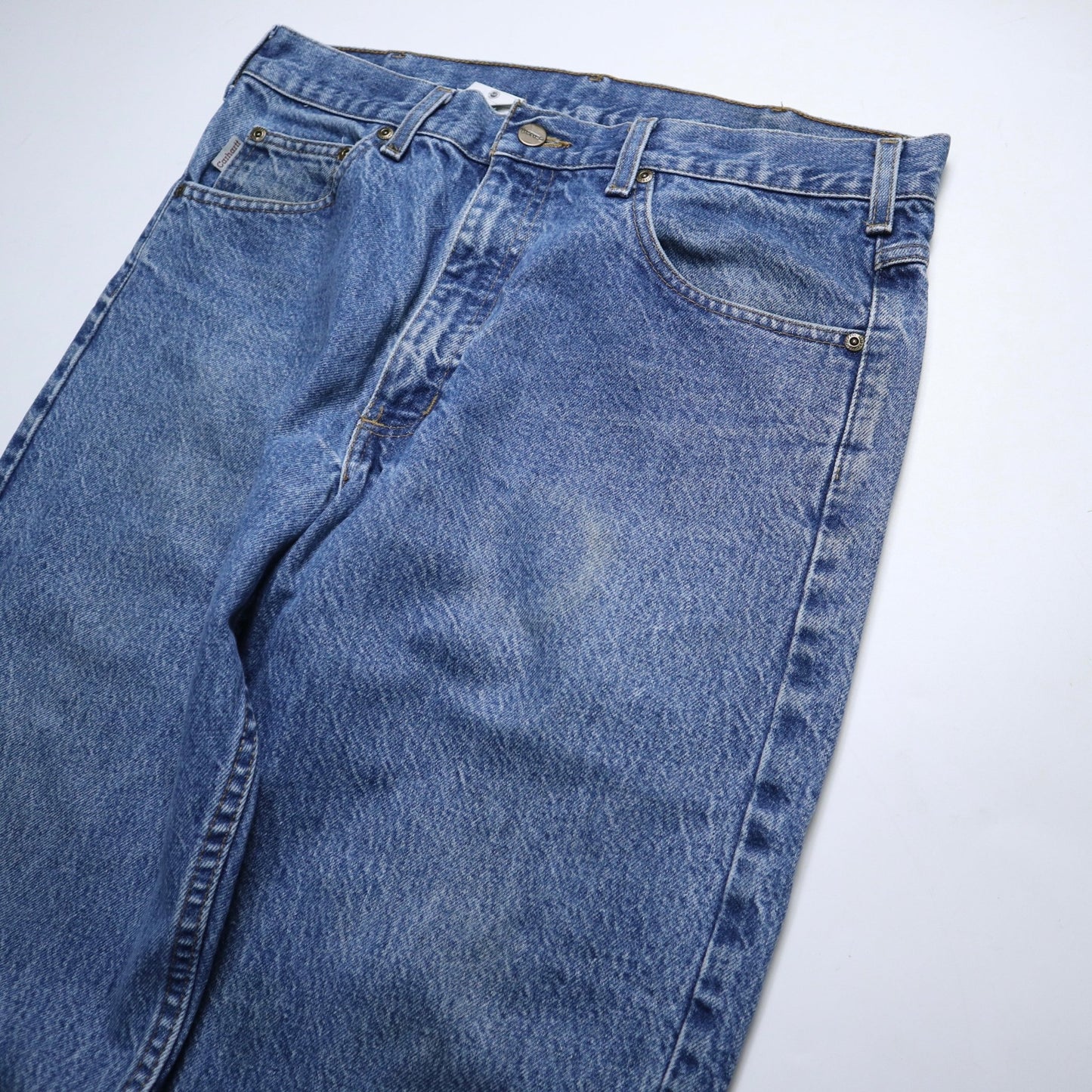 （34W) Carhartt 墨西哥製 淺色丹寧牛仔褲 - 富士鳥古著