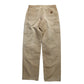 (34W) Carhartt Double knee 淺卡其色工作褲 - 富士鳥古著
