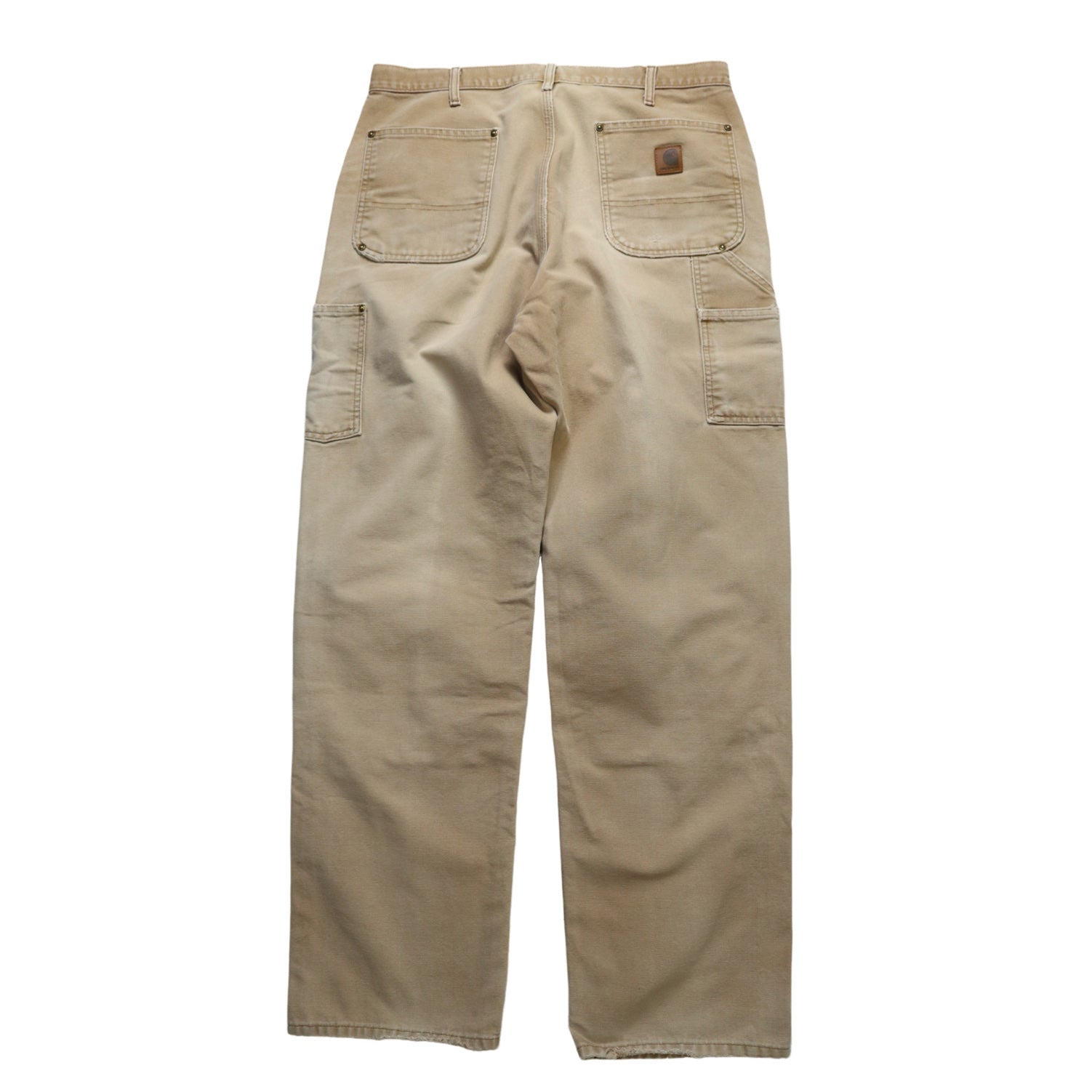 (34W) Carhartt Double knee 淺卡其色工作褲 - 富士鳥古著