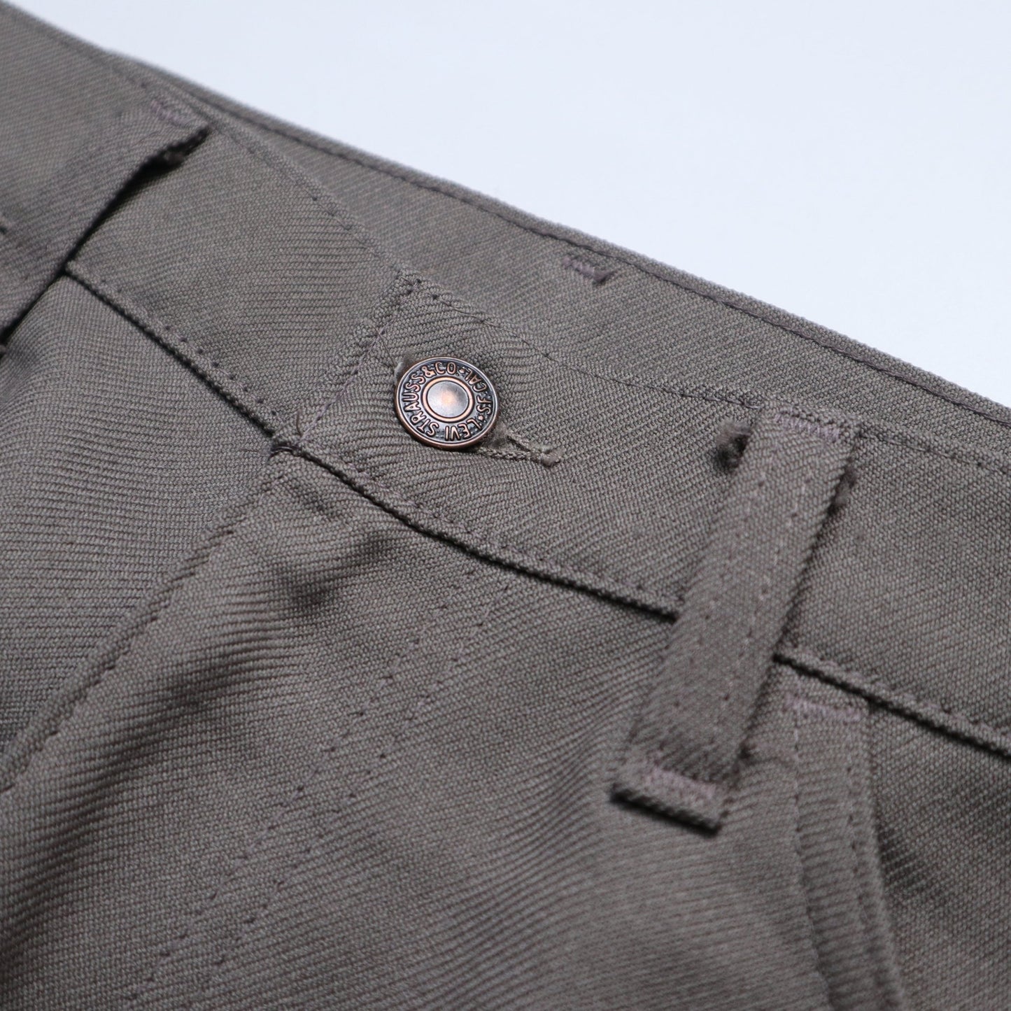 （36W) 80s Levi’s 517 美國製 褐灰色靴型褲 - 富士鳥古著