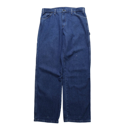 （37W) Dickies 墨西哥製 丹寧工作褲 - 富士鳥古著