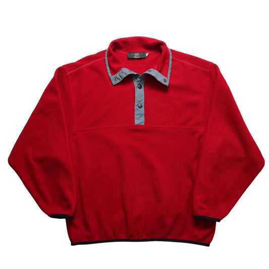 90's ORVIS 美國製 紅色抓毛絨套頭衫
