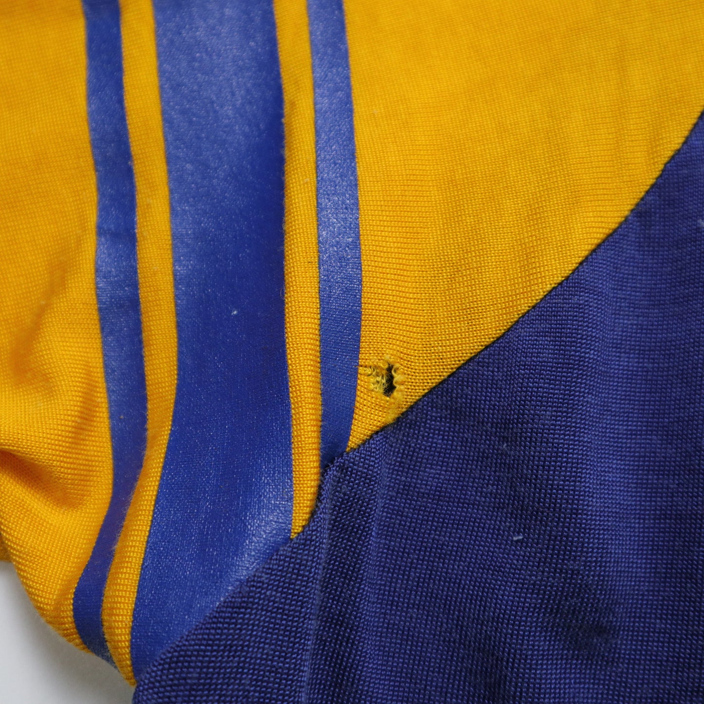 70s Champion American-made JESUIT blue and yellow stitching American football top
