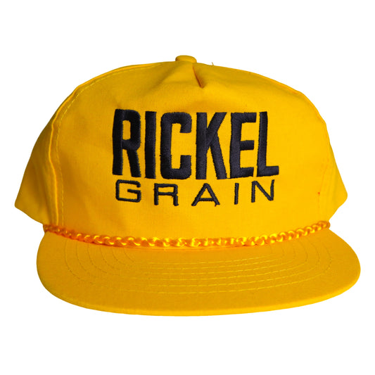 80-90s 台灣製 RICKEL GRAIN 黃色卡車司機帽