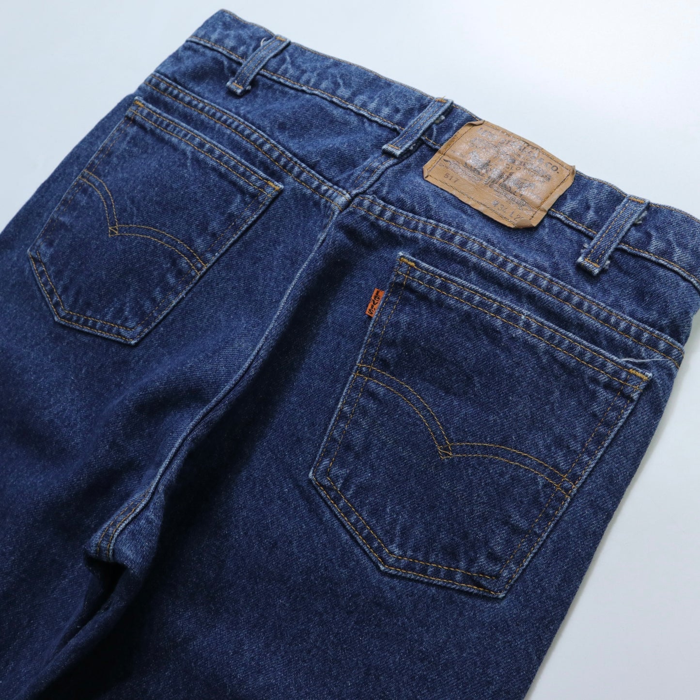 (32W)80-90s Levi's 517 American-made denim bootcut jeans