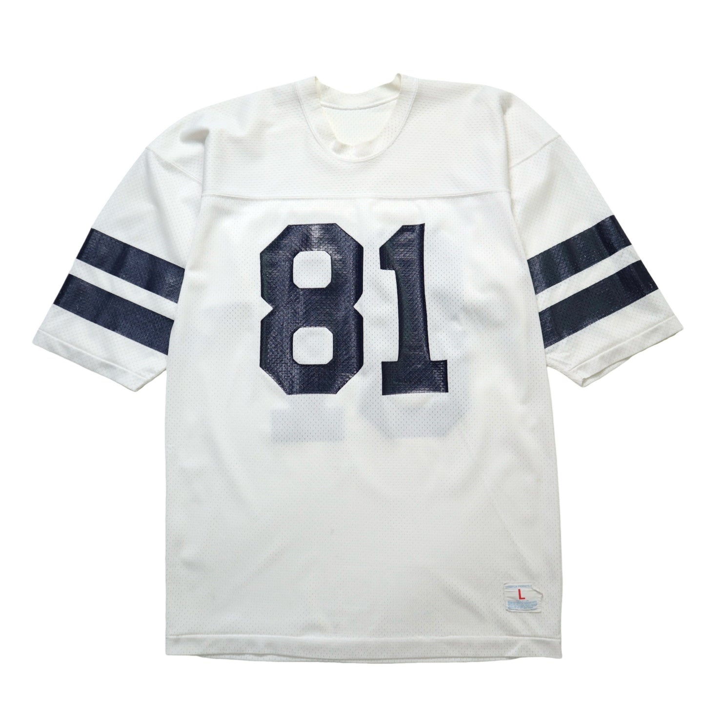 70-80年代 Champion アメリカ製 ホワイト アメリカンフットボール ネットジャケット