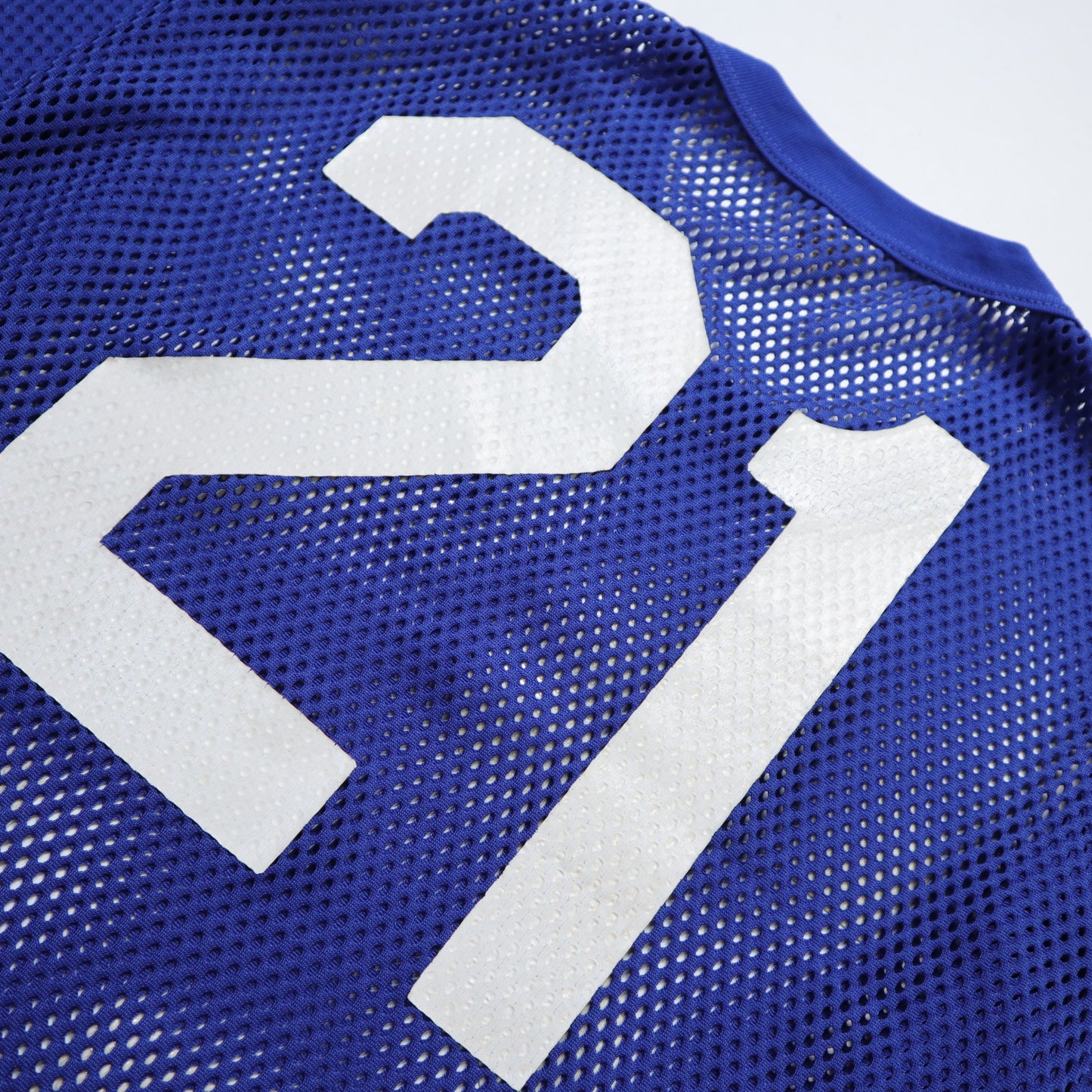 70-80s Russell 美國製 寶藍色美式足球網洞衣