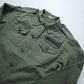 60 - 70s US ARMY 美軍公發 越戰女生軍用襯衫 抗撕裂布料 - 富士鳥古著