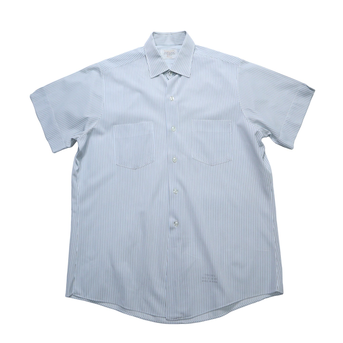 60s Penneys Towncraft 條紋短袖襯衫 - 富士鳥古著