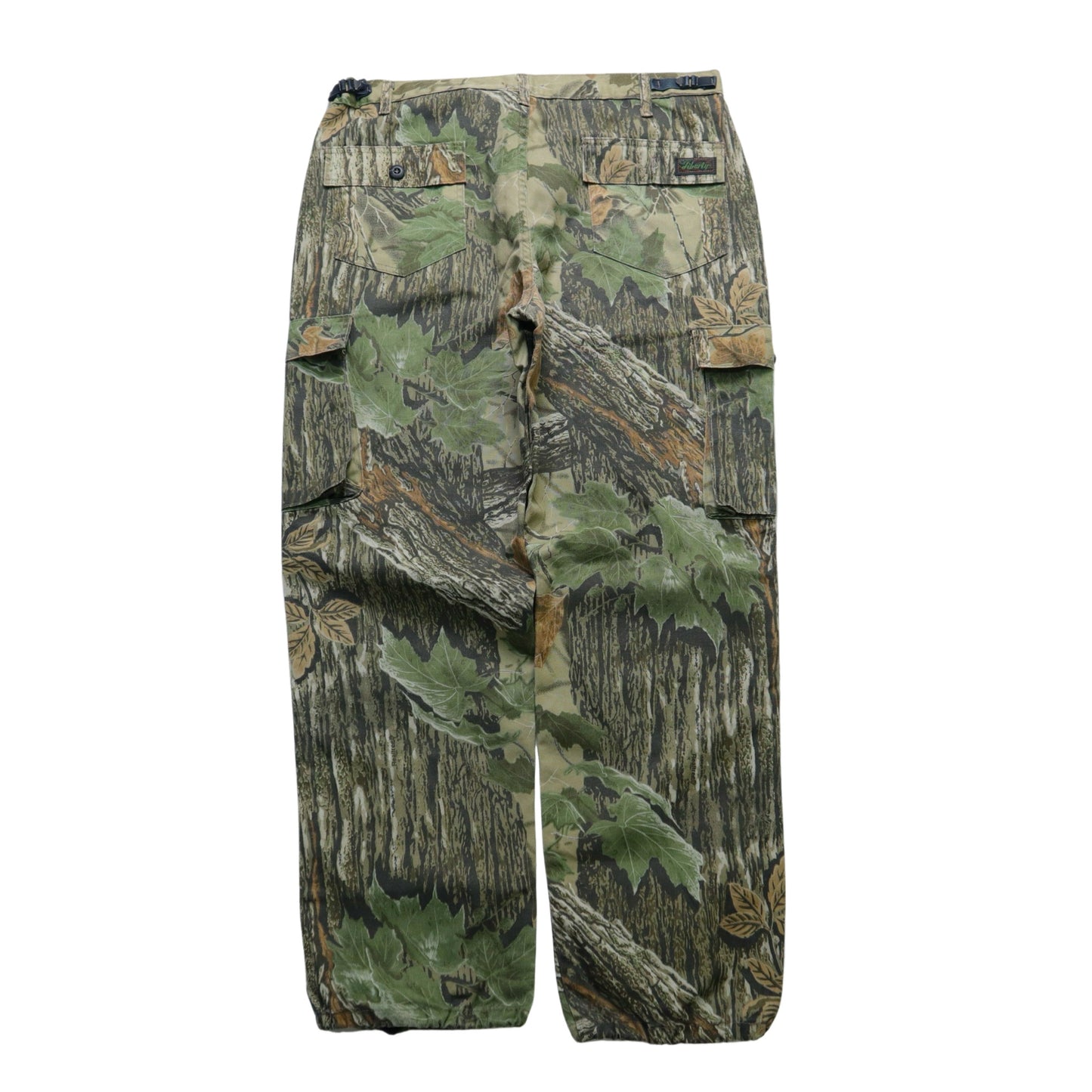 (35-36W) 90s Liberty American-made jungle camouflage large pocket tree pattern pants