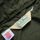 80s LLBean USA-made dark green colorblock nylon pullover windproof blouse