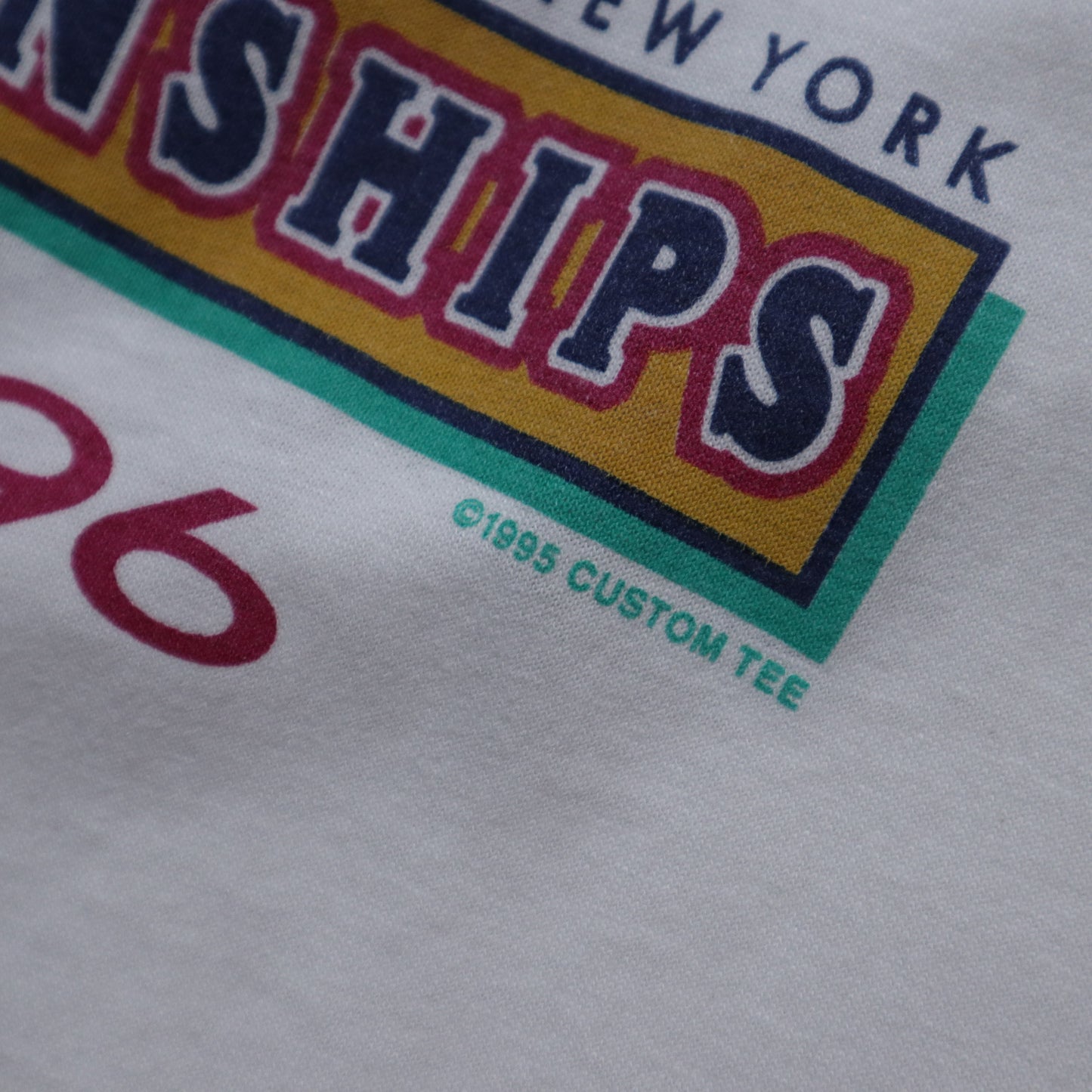 1996 美國製 New York Swimming T-Shirt