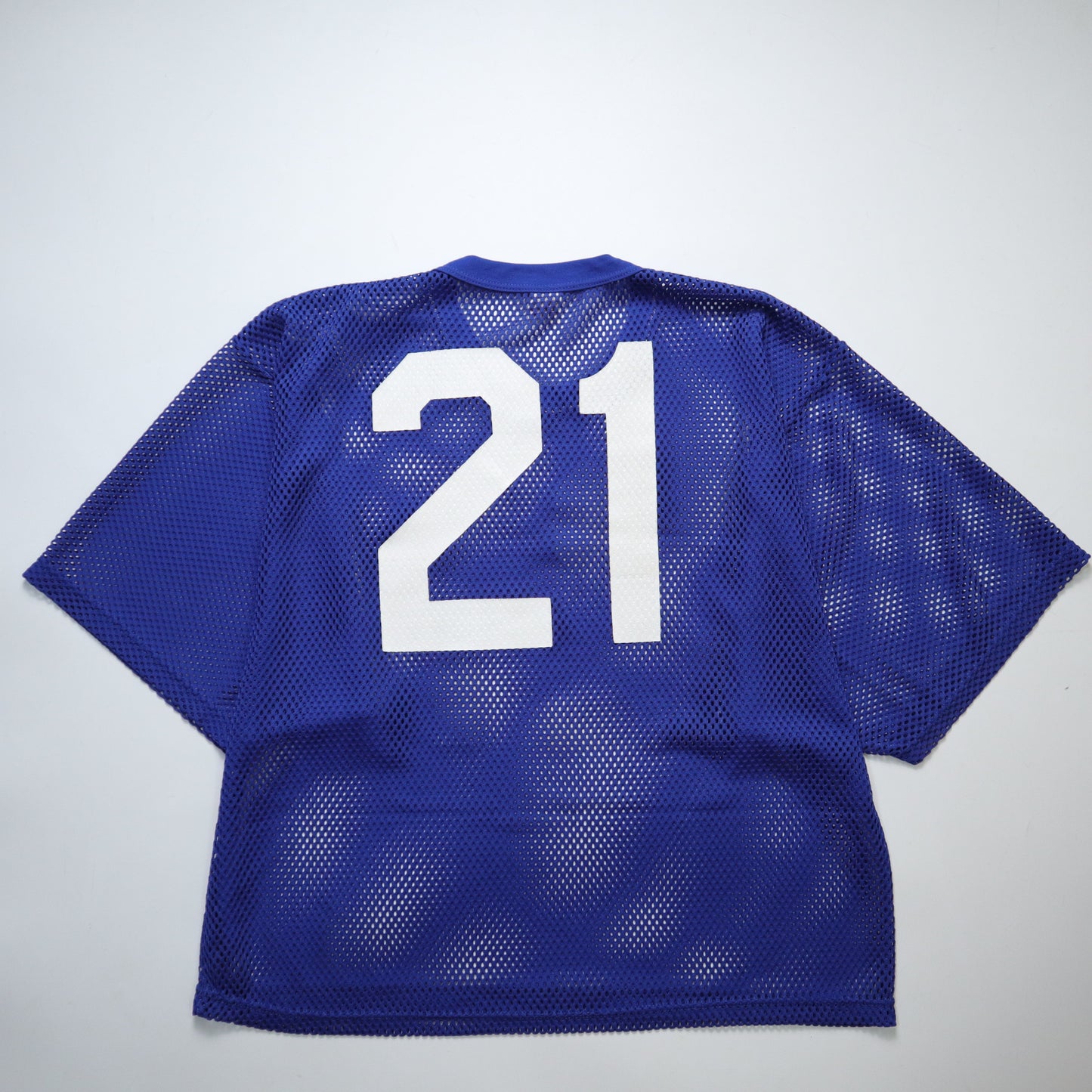 70-80s Russell American-made royal blue American football net jersey
