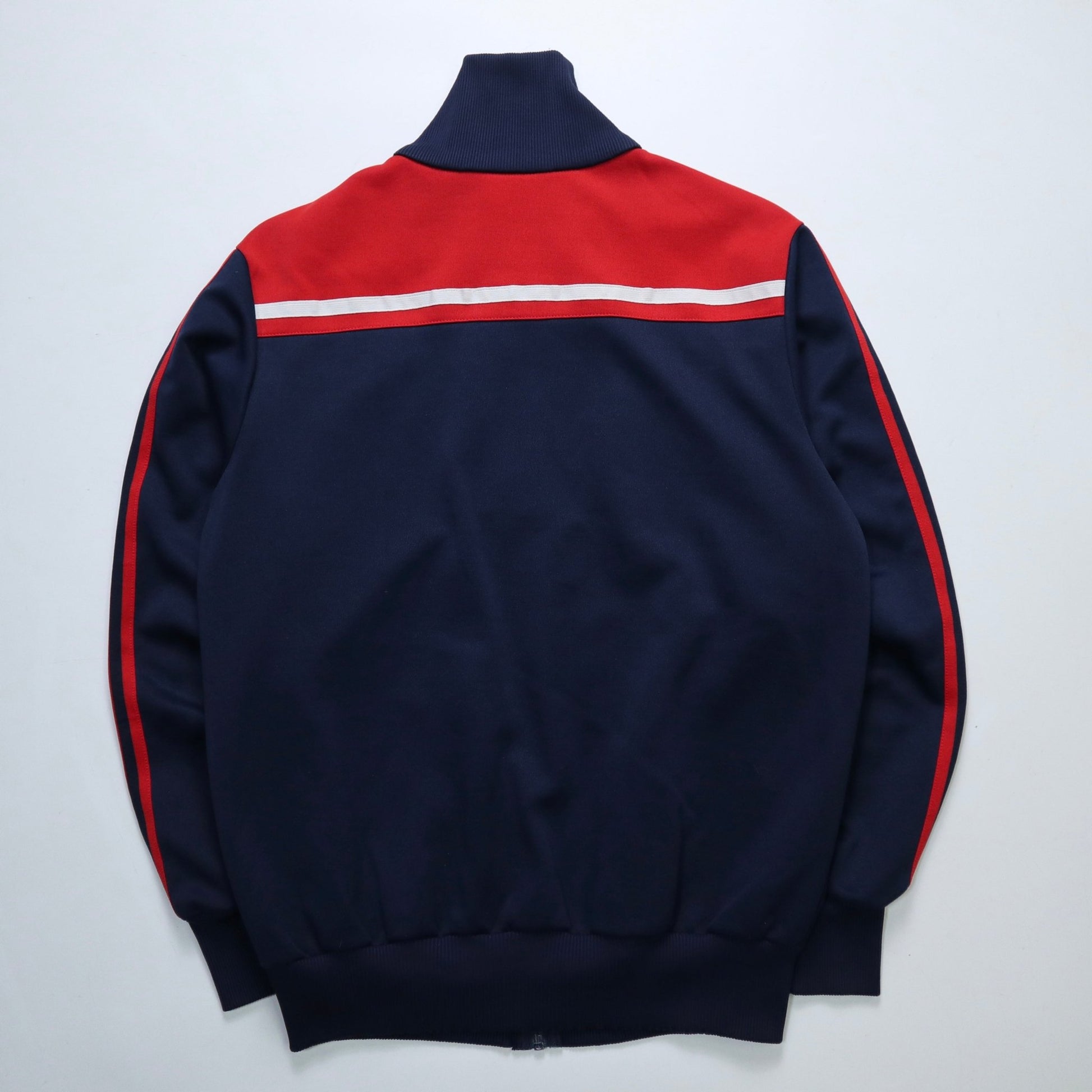 70 - 80s Adidas 台灣製 藍紅拼色滾邊運動外套 - 富士鳥古著