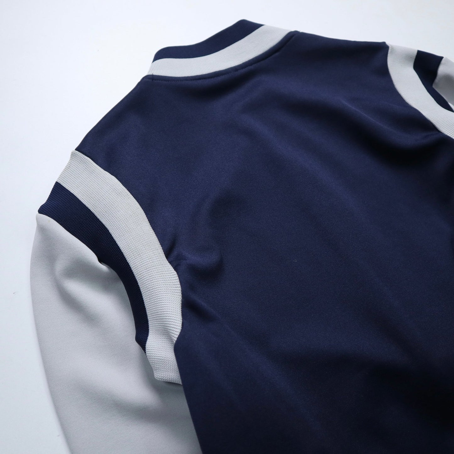 70 - 80s Adidas 台灣製 藍灰拼色運動外套 - 富士鳥古著