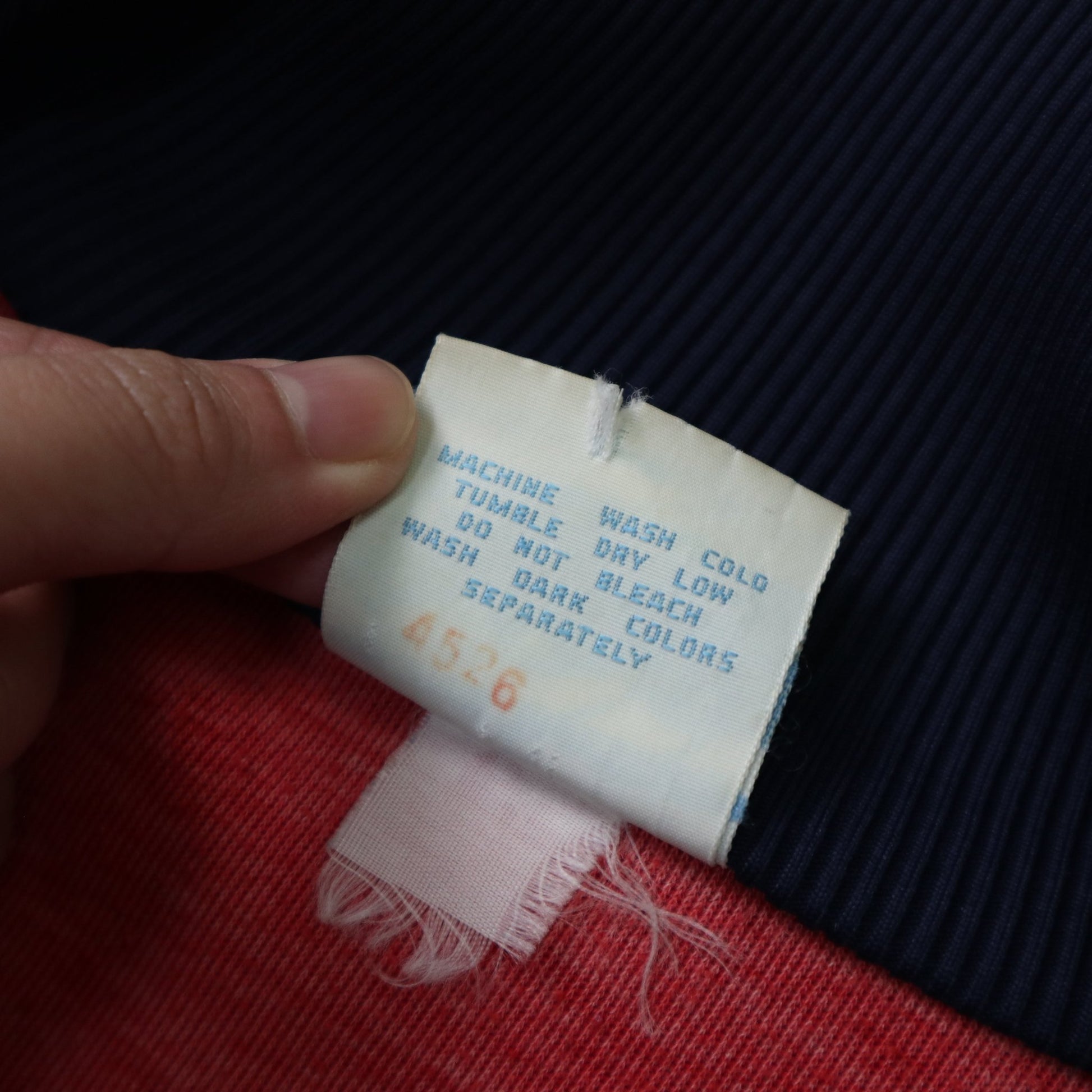 70 - 80s Adidas 台灣製 藍紅拼色滾邊運動外套 - 富士鳥古著