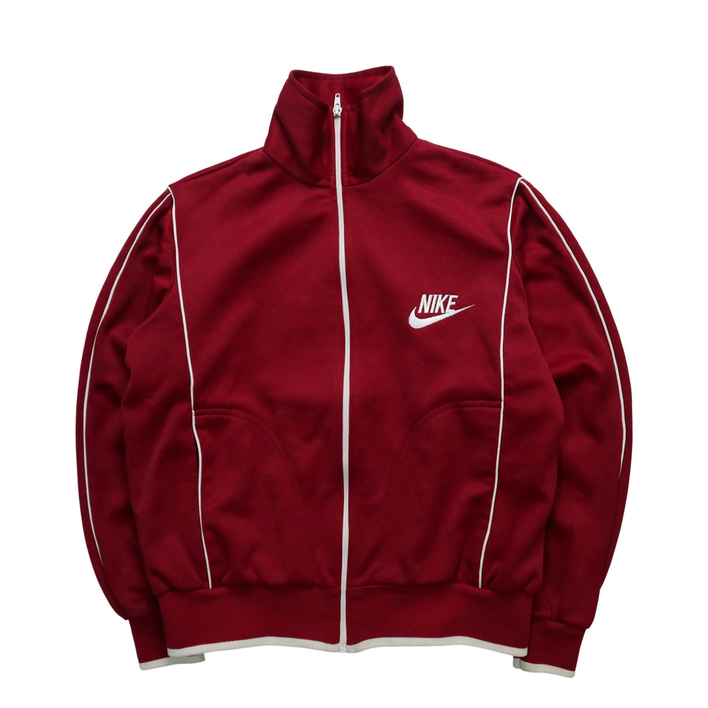 70 - 80s NIKE 台灣製 紅色素面運動外套 - 富士鳥古著