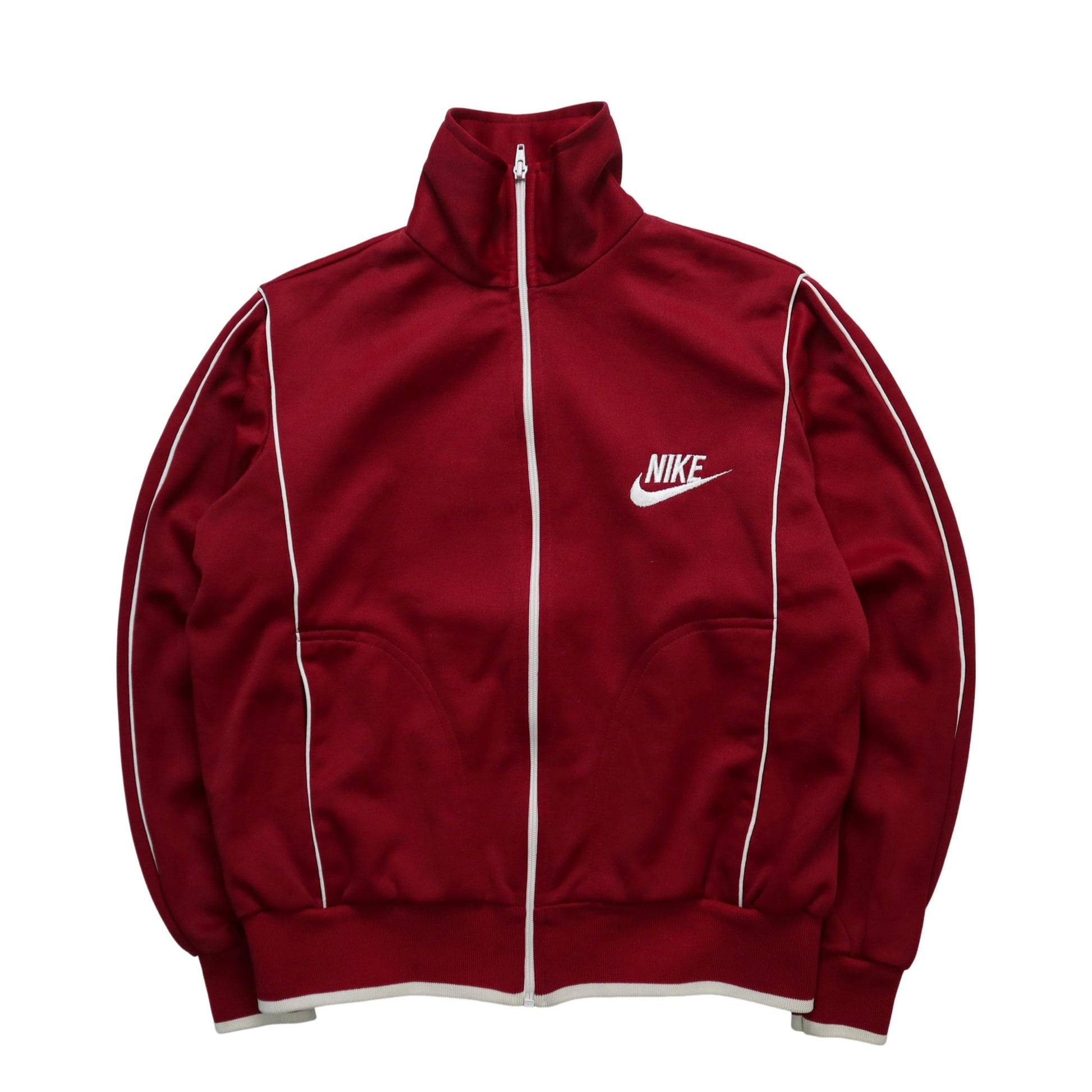70 - 80s NIKE 台灣製 紅色素面運動外套 - 富士鳥古著