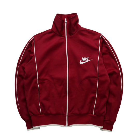 70 - 80s NIKE 台灣製 紅色素面運動外套 - 富士鳥古著
