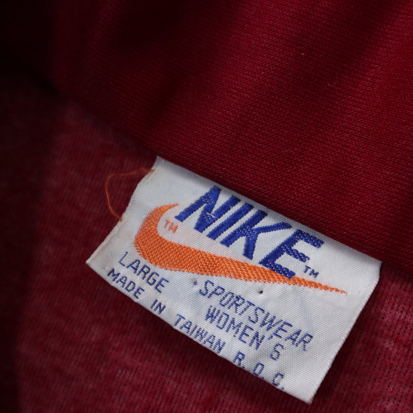 70 - 80s NIKE 台灣製 紅色素面運動外套 - 富士鳥古著