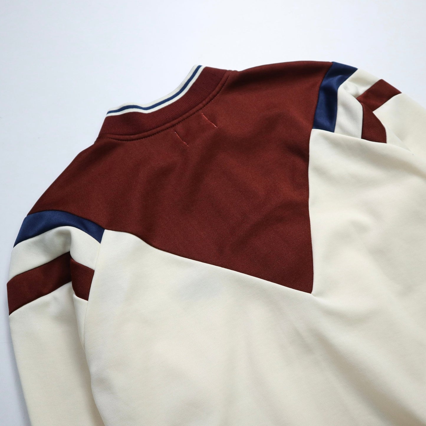 70 - 80s NIKE 台灣製 奶油白x咖啡拼色運動外套 - 富士鳥古著