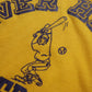 70 - 80s 美國製 Sportswear 棒球訓練營黃色膠印tee - 富士鳥古著
