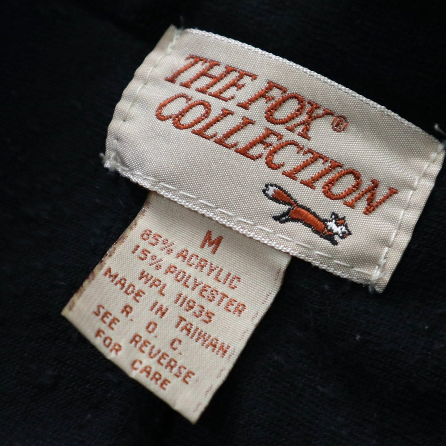 70 - 80s THE FOX COLLECTION 紅黑拼色絨布運動外套 - 富士鳥古著