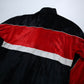 70 - 80s THE FOX COLLECTION 紅黑拼色絨布運動外套 - 富士鳥古著