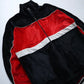 70 - 80s THE FOX COLLECTION 紅黑拼色絨布運動外套 - 富士鳥古著