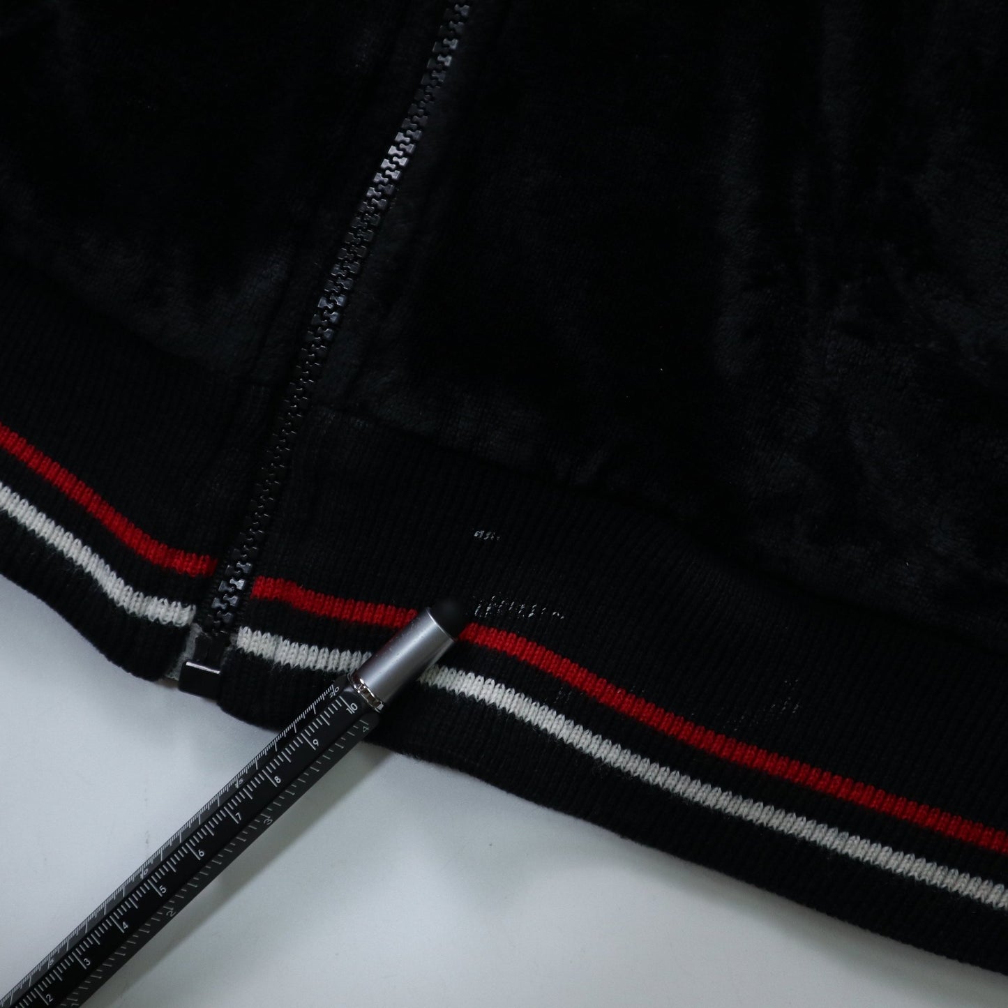 70 - 80s THE FOX COLLECTION 紅黑拼色絨布運動外套 - 富士鳥古著