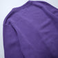 70s Barclay 紫色素面開襟針織衫 針織外套 - 富士鳥古著