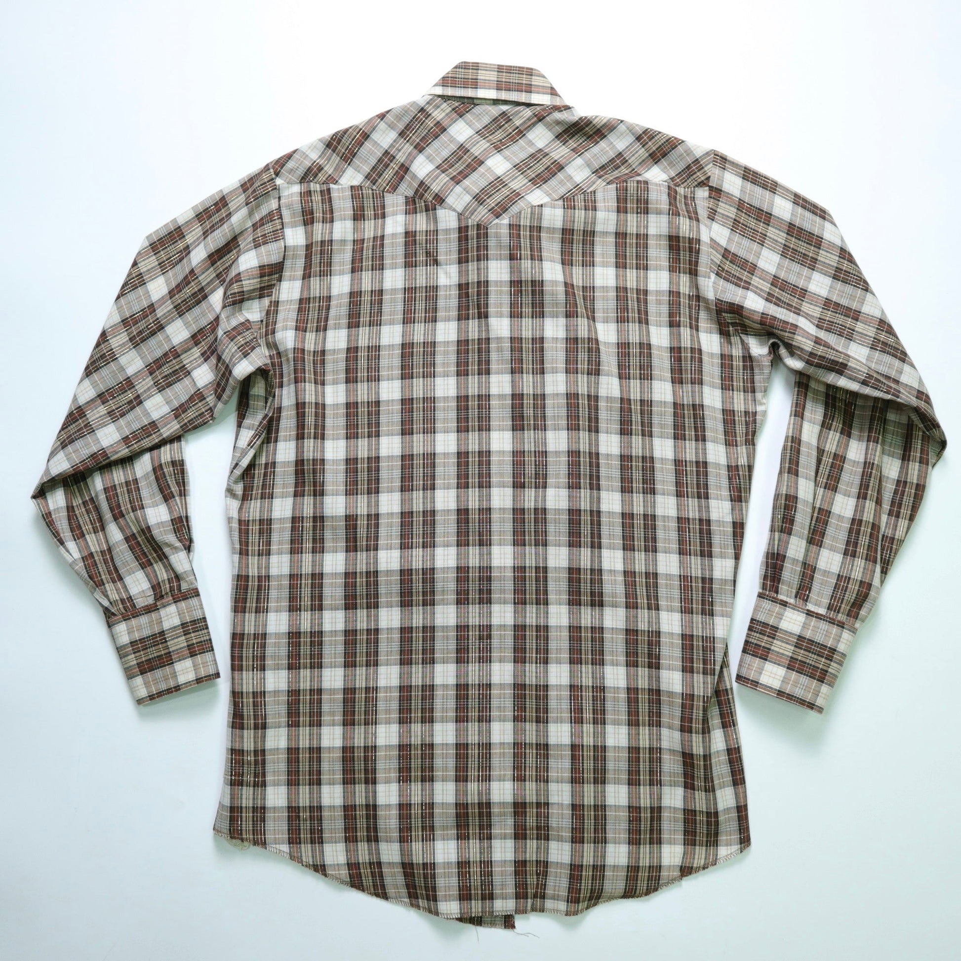 70s H BAR C Bib - Front Western Shirt - 富士鳥古著