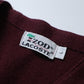 70s IZOD Lacoste 酒紅色開襟針織衫 - 富士鳥古著