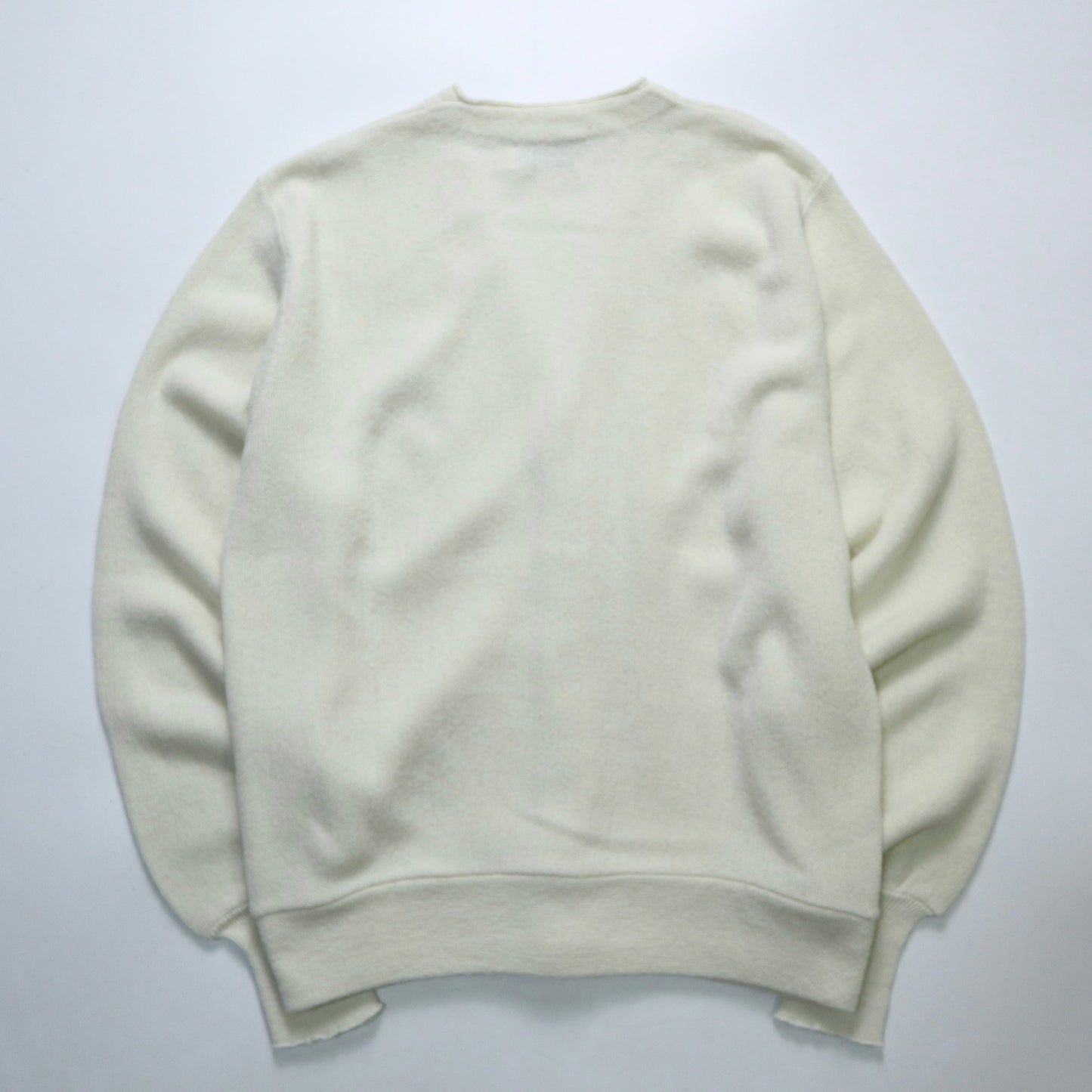 70s IZOD Lacoste 美國製 純白色開襟針織衫 - 富士鳥古著