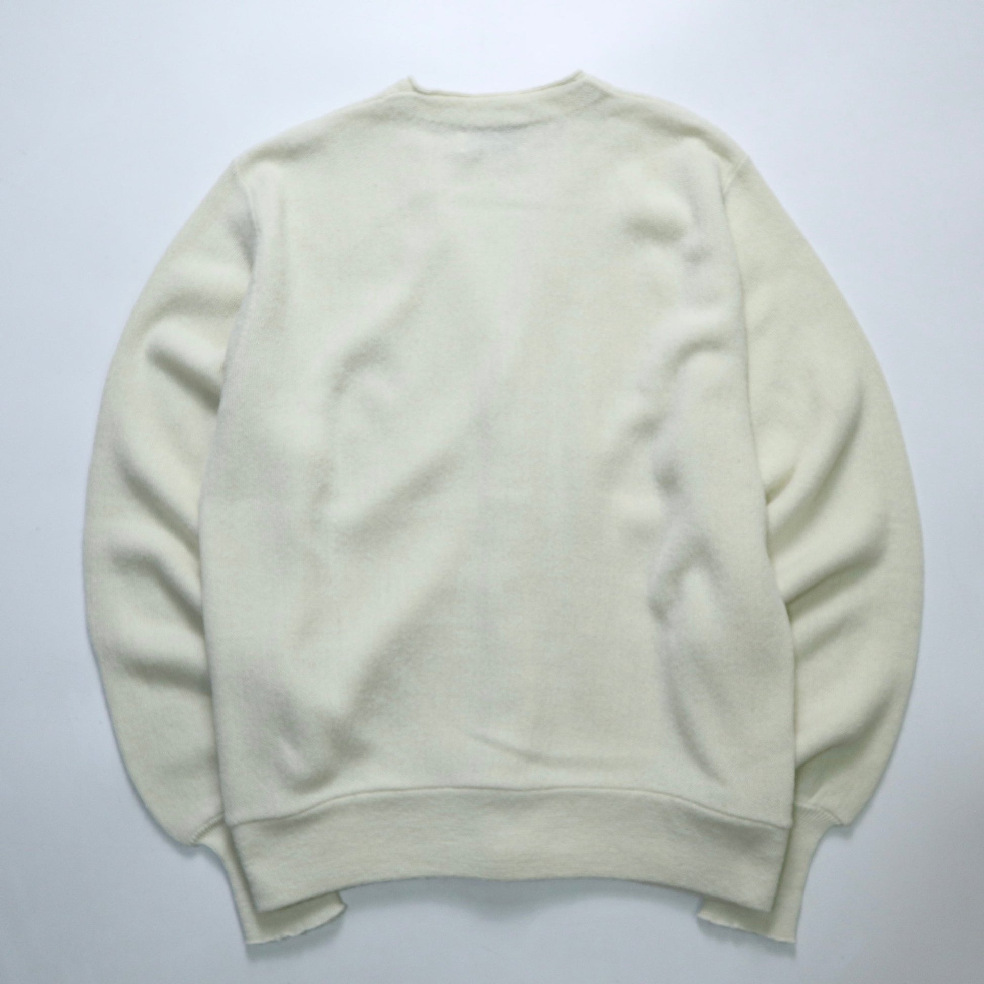 70s IZOD Lacoste 美國製 純白色開襟針織衫 - 富士鳥古著