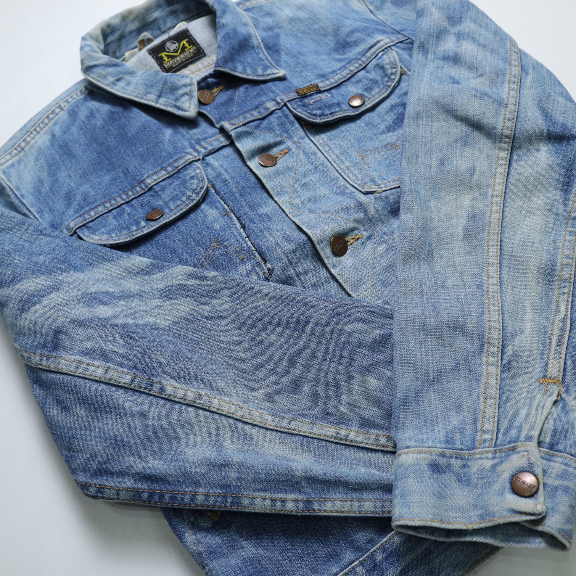 70s Maverick Blue Bell 124MJ Denim Jacket 藍鐘牛仔外套 - 富士鳥古著