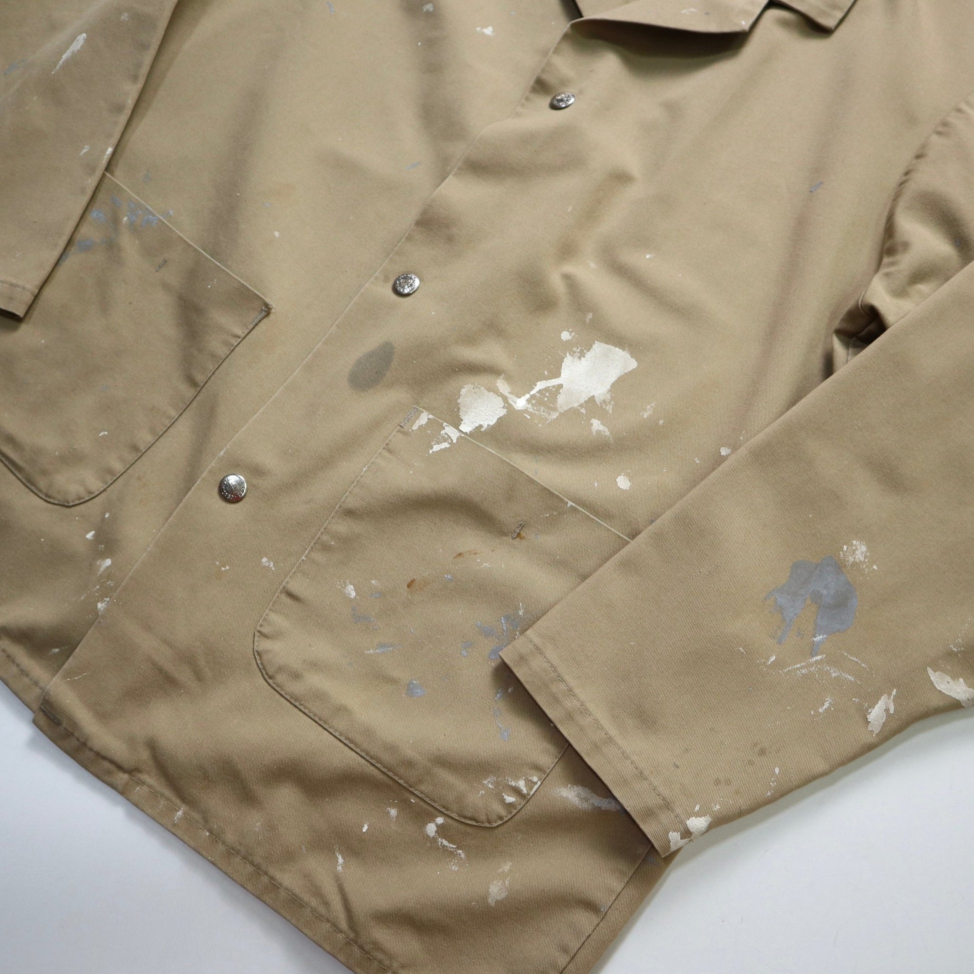 70s Universal Overall 卡其色工作外套 Union made - 富士鳥古著