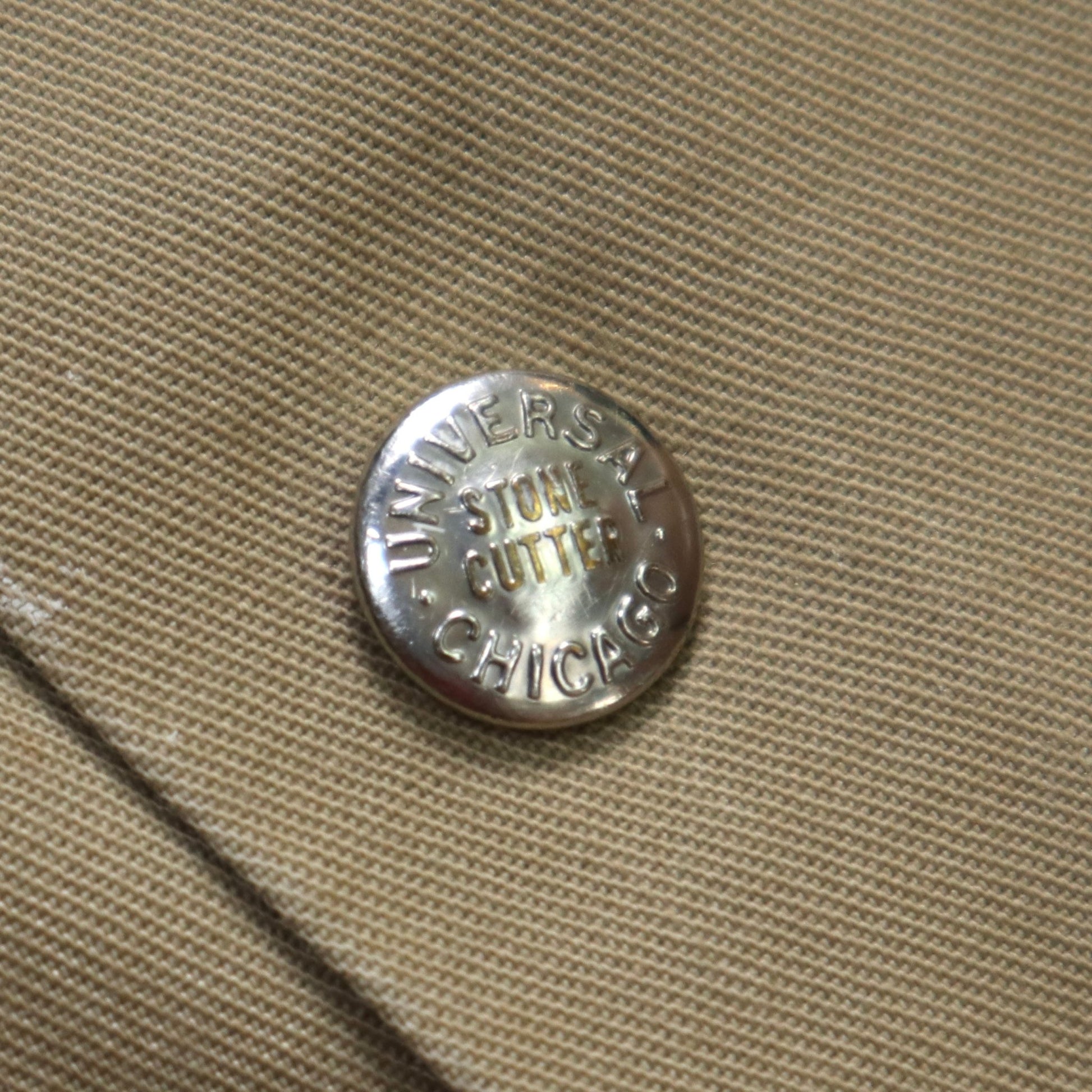 70s Universal Overall 卡其色工作外套 Union made - 富士鳥古著