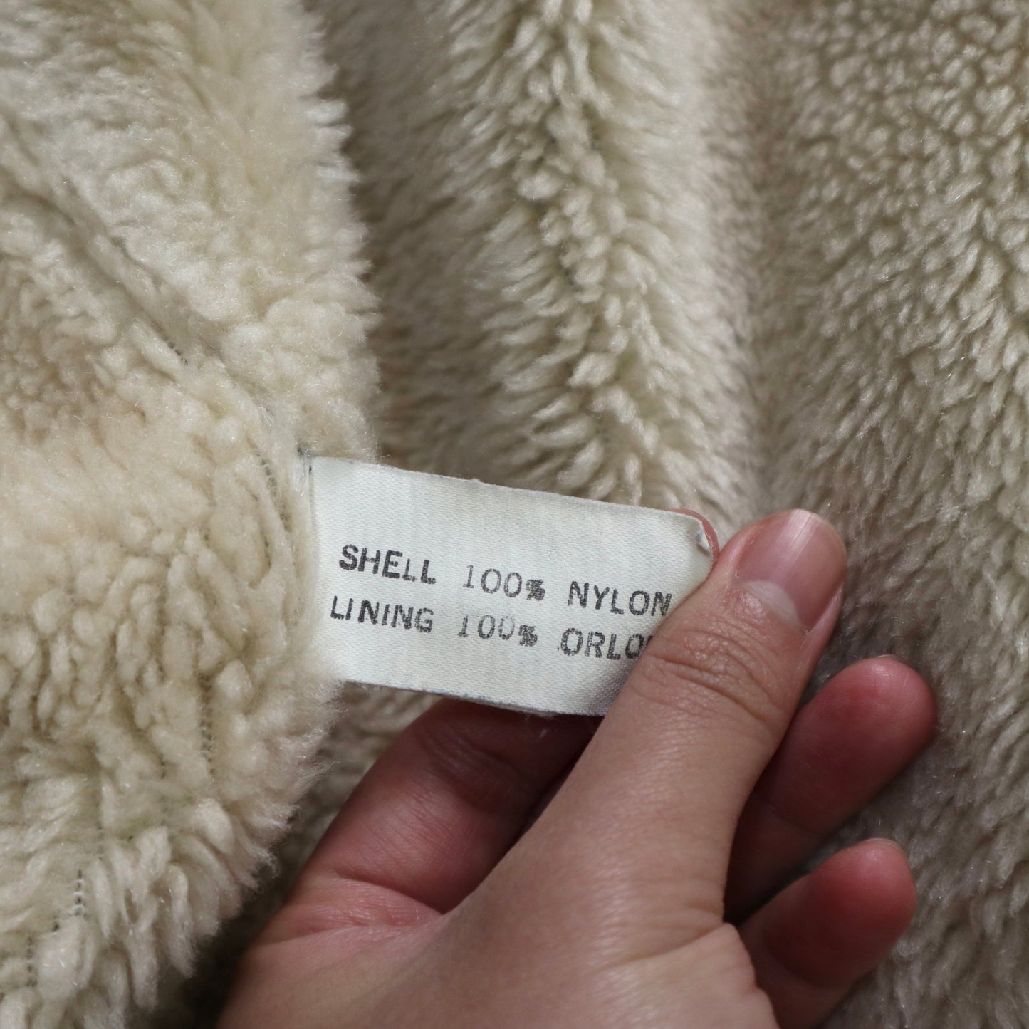 70s V.F.W. 美國女子協會防風刷毛外套 鎖鏈繡 - 富士鳥古著