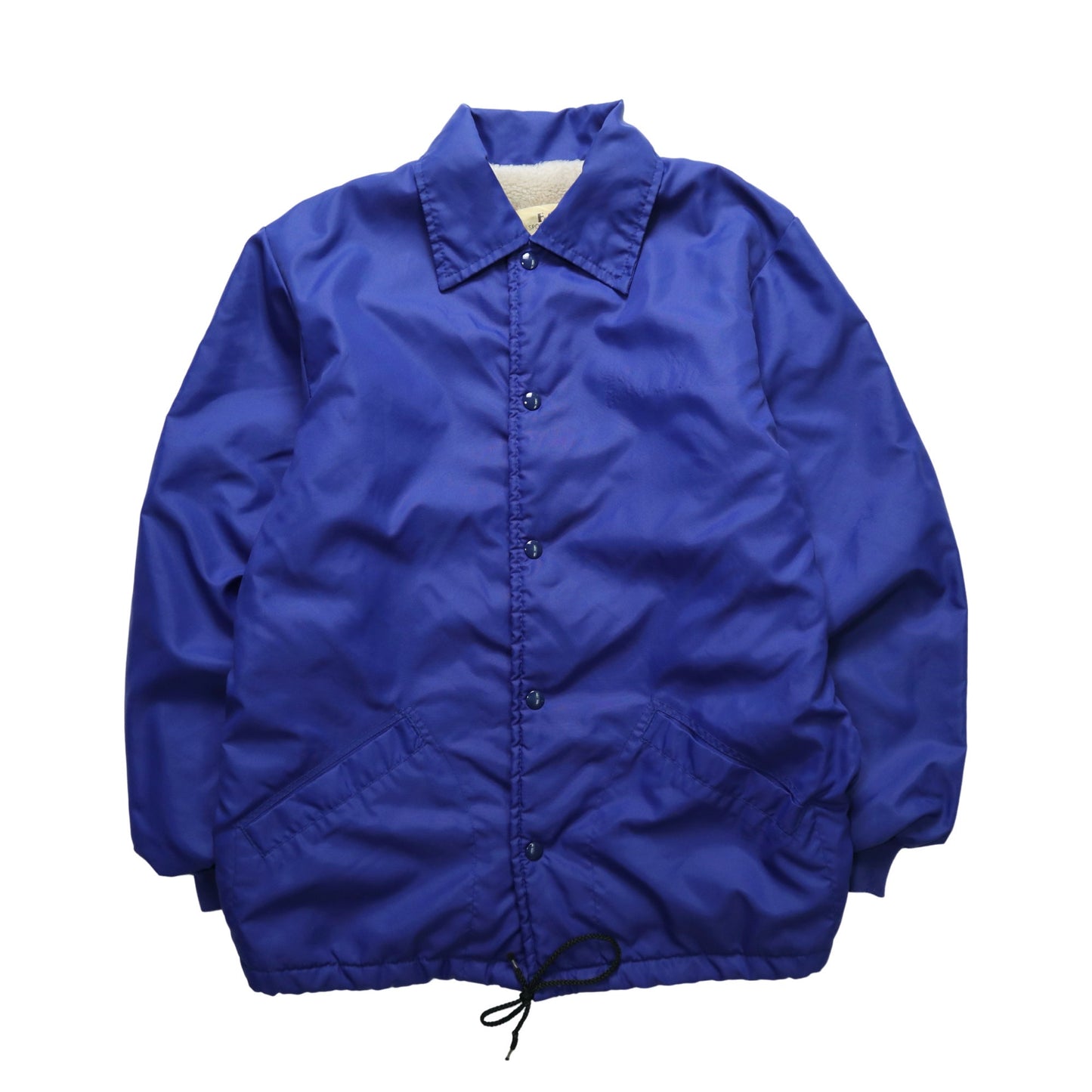 70s V.F.W. 美國女子協會防風刷毛外套 鎖鏈繡 - 富士鳥古著