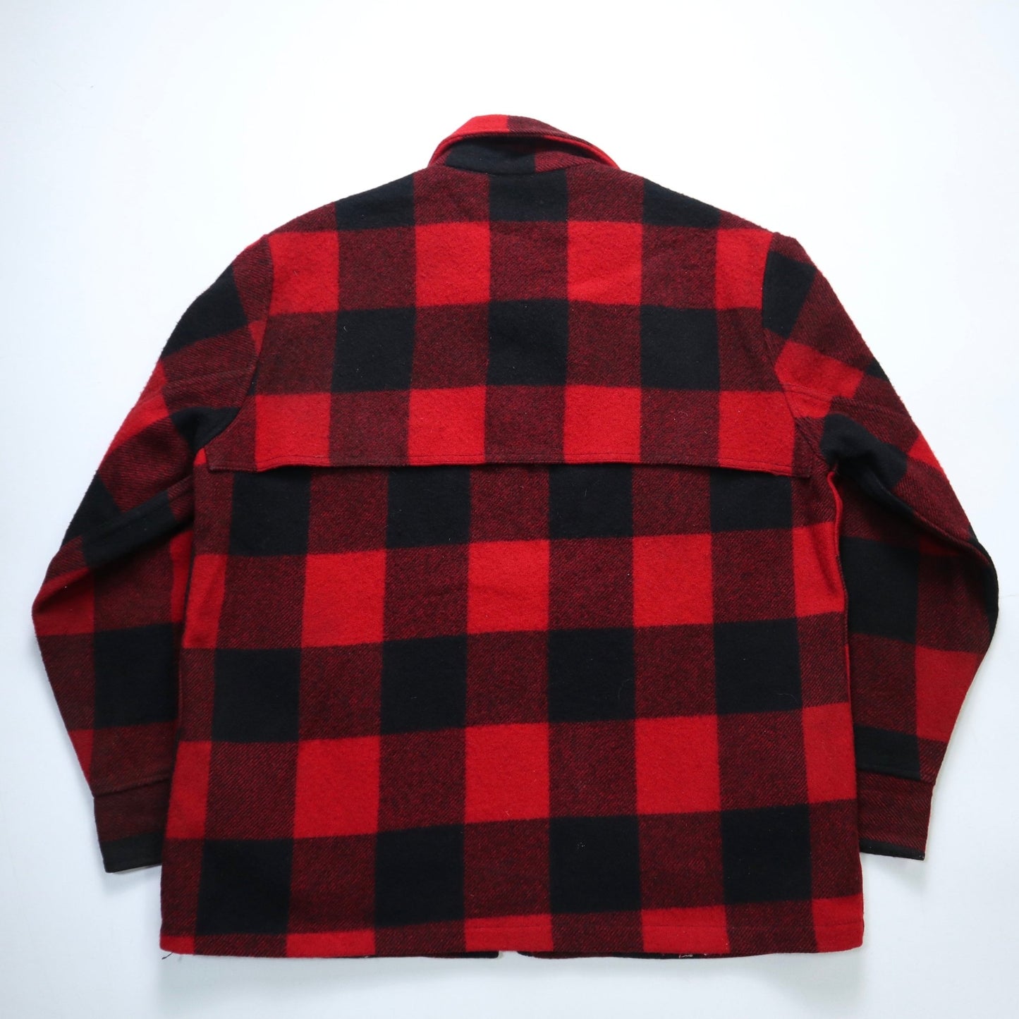 70s Woolrich 水牛格紋羊毛外套 Talon拉鍊 - 富士鳥古著