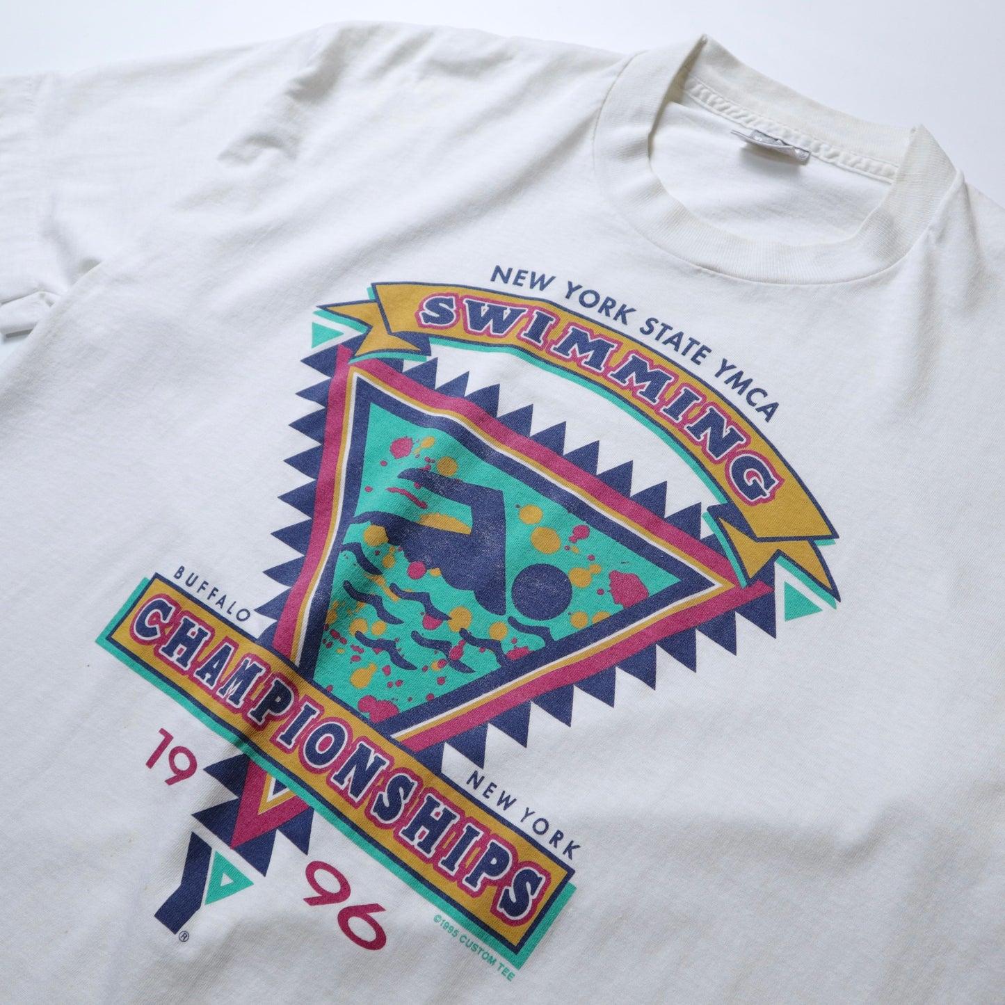 1996 American made New York Swimming T-Shirt vintage tee