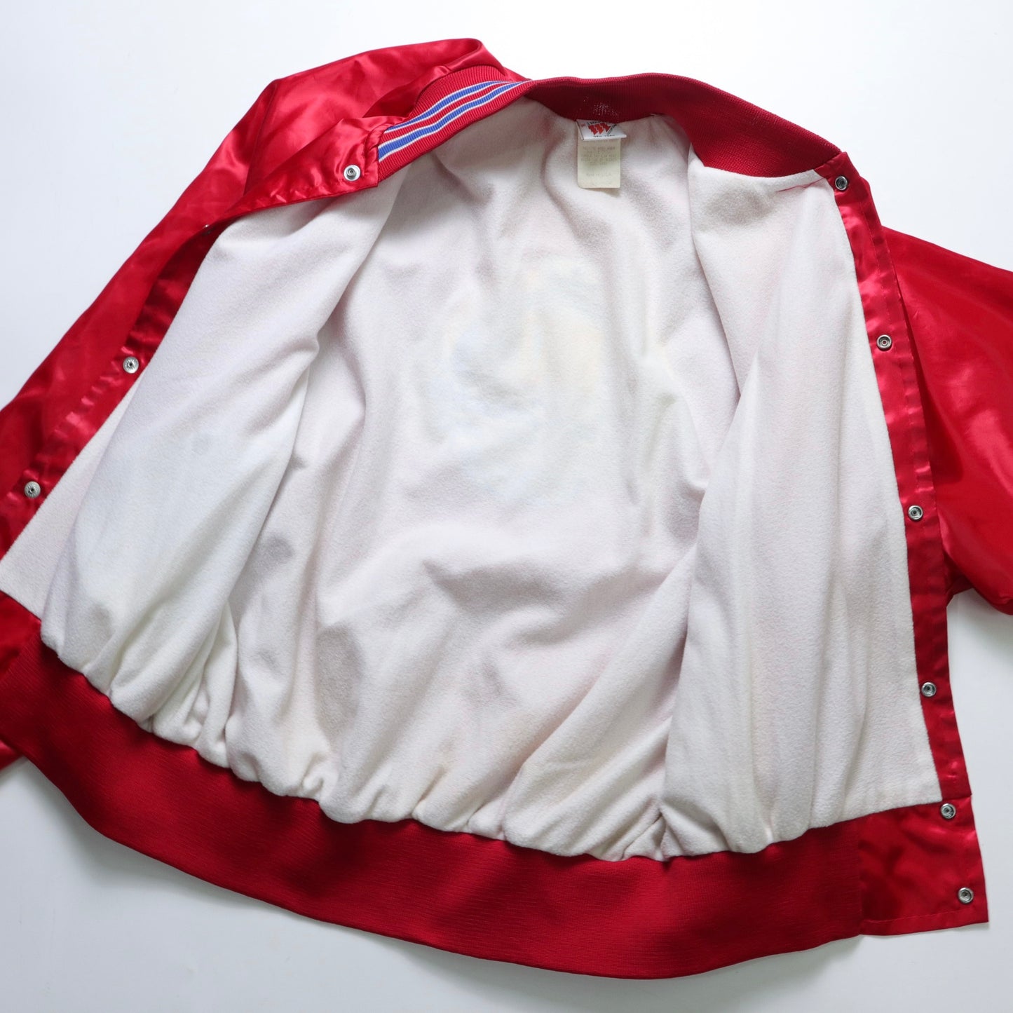 80s American-made Nabisco RITZ Crackers Jukebox red windproof baseball jacket