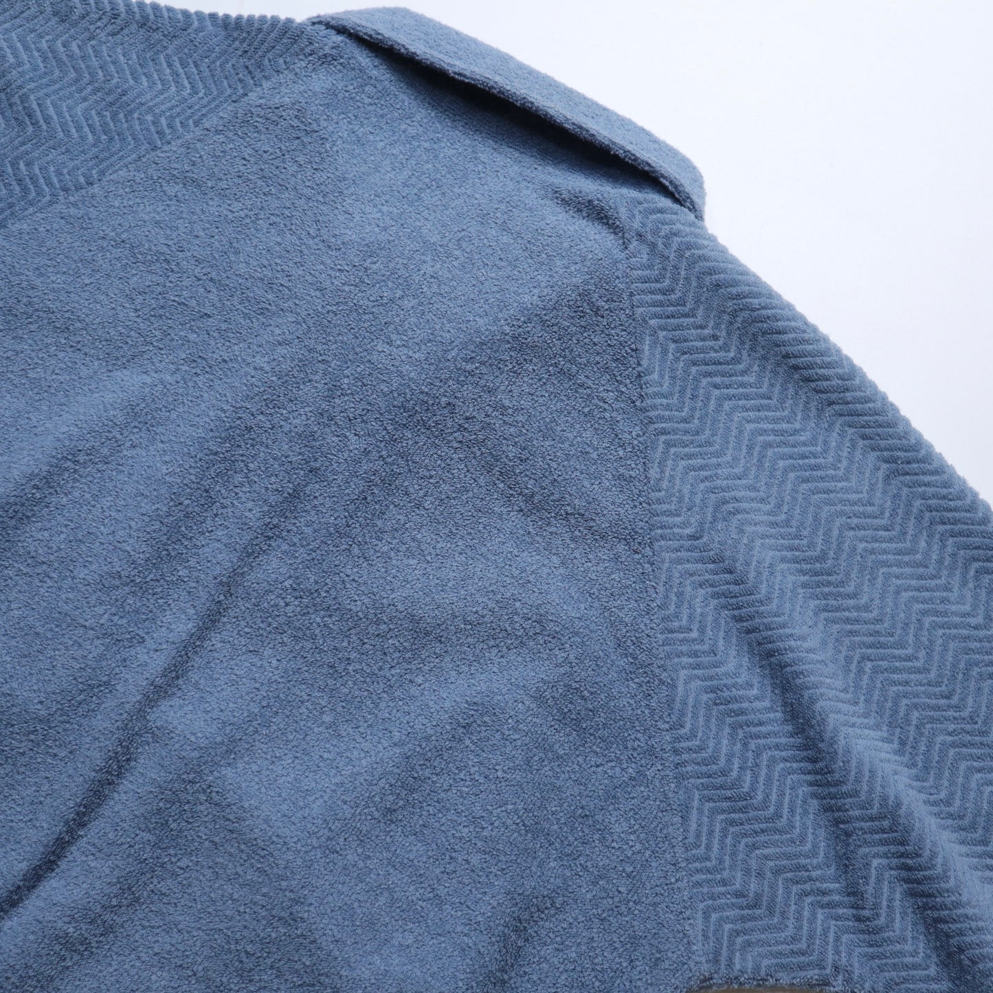 70s Campus 美國製 土耳其藍毛巾布大口袋上衣