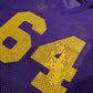 90s Champion American-made No. 64 Purple American Football Net Jacket