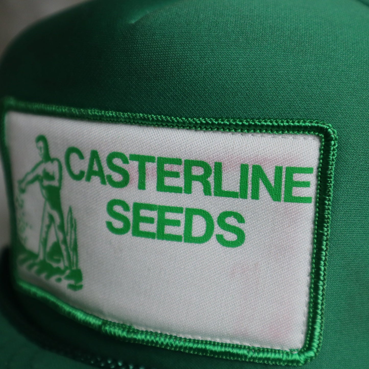 80 - 90s Casterline Seeds 綠色卡車司機帽 - 富士鳥古著