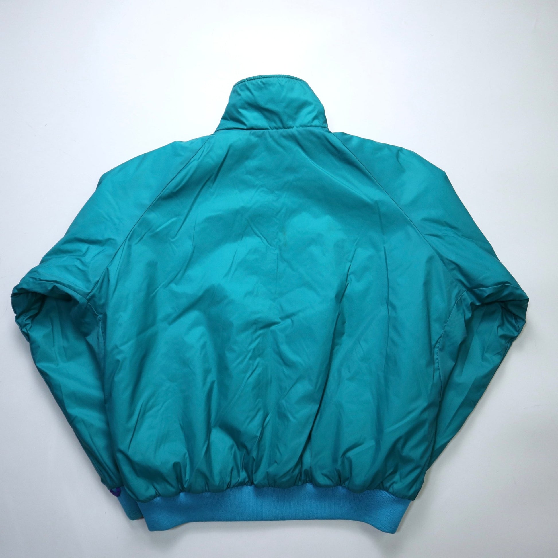 80 - 90s Columbia 雙面穿/紫綠拼色防風保暖外套 - 富士鳥古著