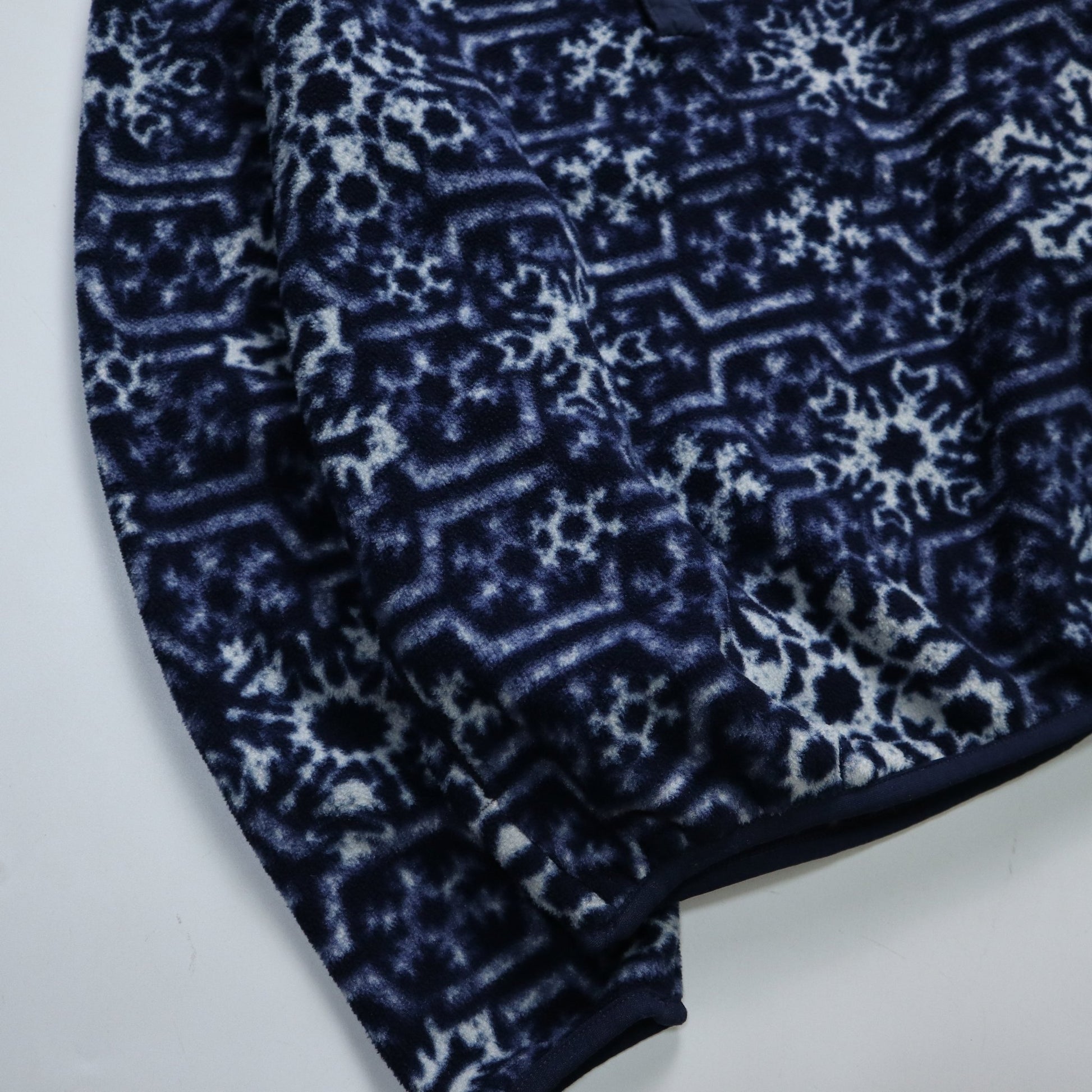 80 - 90s L.L.Bean 雪花圖騰抓毛絨套頭衫 - 富士鳥古著