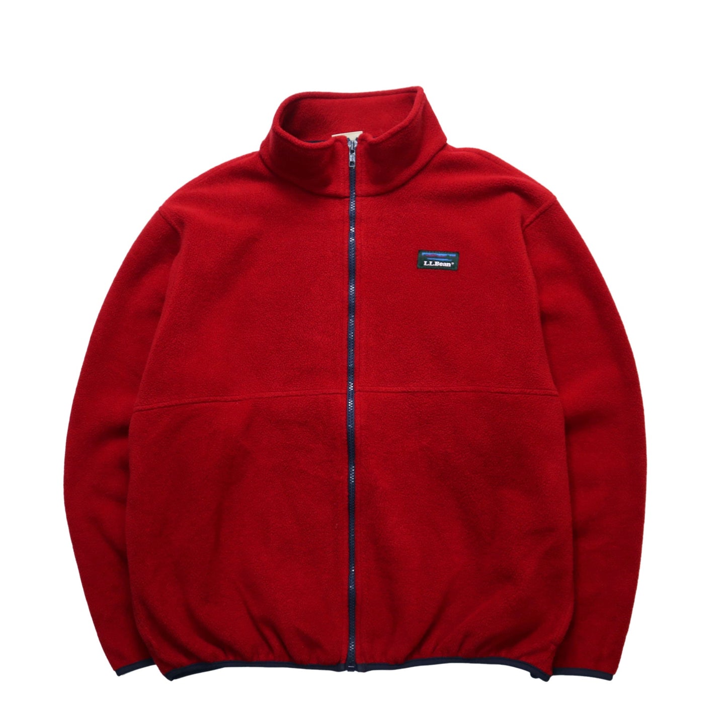 80 - 90s L.L.Bean 美國製 紅色抓毛絨外套 - 富士鳥古著