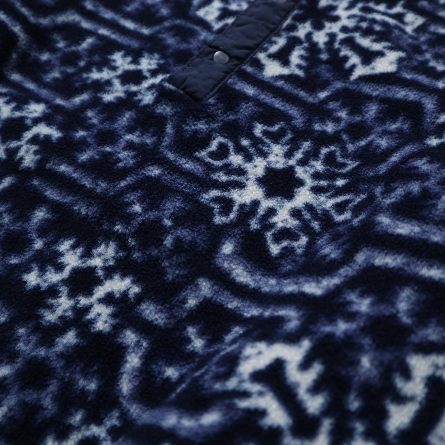 80 - 90s L.L.Bean 雪花圖騰抓毛絨套頭衫 - 富士鳥古著